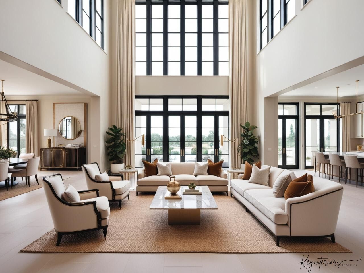 Open-Concept Family Room – Key Interiors by Shinay