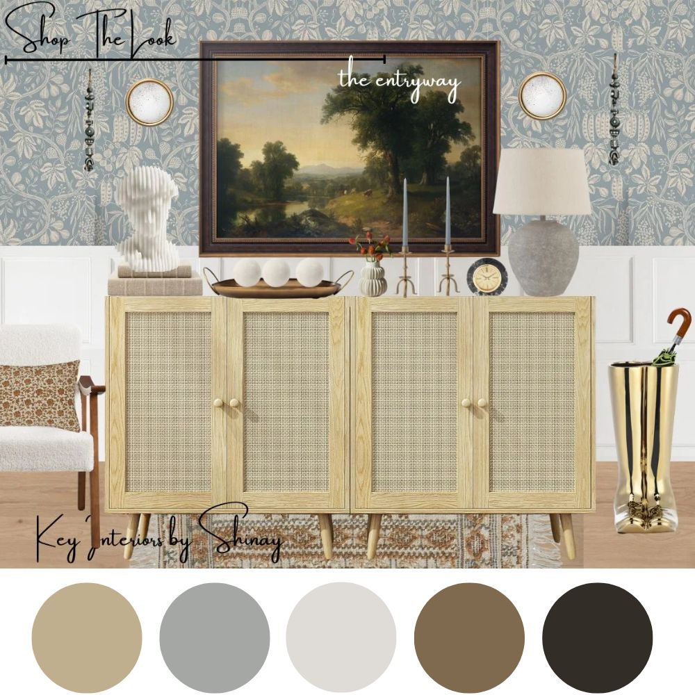 Entryway Home Decor StyleBoard – Key Interiors by Shinay