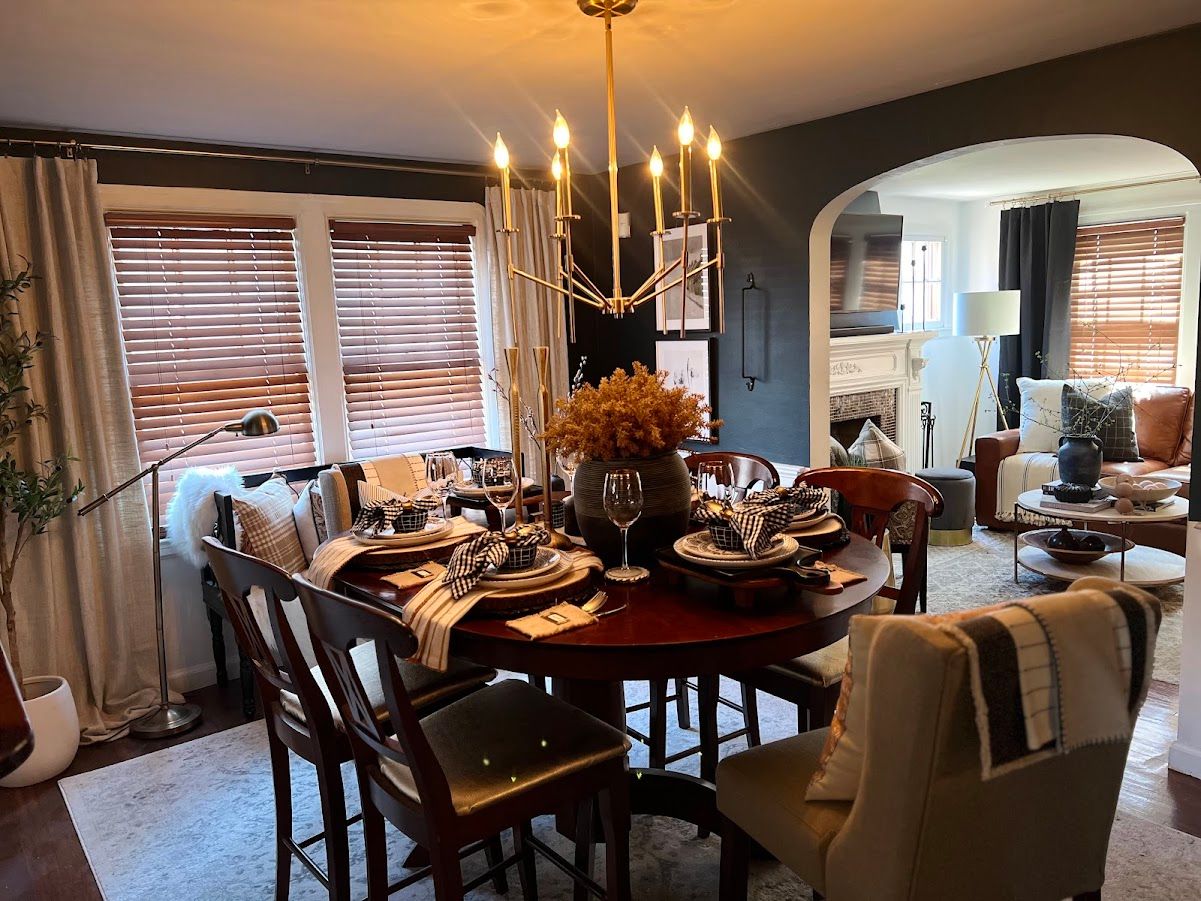 Open Concept Dining & Living Room – Key Interiors by Shinay