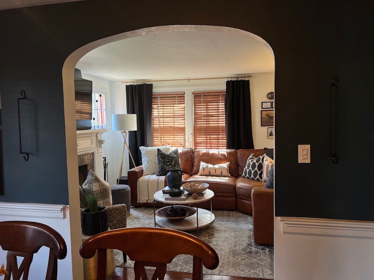 Open Concept Dining & Living Room – Key Interiors by Shinay